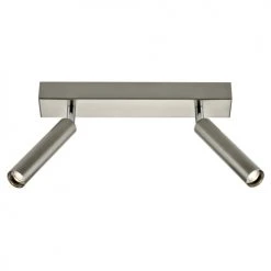 Laurie Lumière Appliques Murales Et Spots Spot De Plafond (réglette/plafonnier) En Métal Argente