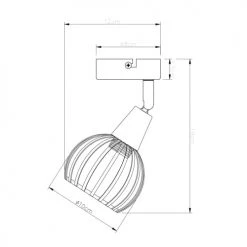 Keria Appliques Murales Et Spots Spot Mural 1 Lumières En Métal Noir -Luminaires Ventes spot mural 1 lumieres en metal noir 3