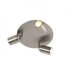 QAZQA Appliques Murales Et Spots Spot Plafond En Acier -Luminaires Ventes spot plafond en acier 4