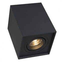 QAZQA Appliques Murales Et Spots Spot Plafond En Acier Noir -Luminaires Ventes spot plafond en acier noir 17