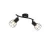 QAZQA Appliques Murales Et Spots Spot Plafond En Acier Noir -Luminaires Ventes spot plafond en acier noir 24