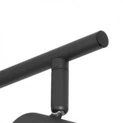 QAZQA Appliques Murales Et Spots Spot Plafond En Acier Noir -Luminaires Ventes spot plafond en acier noir 34