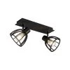 QAZQA Appliques Murales Et Spots Spot Plafond En Bois Noir -Luminaires Ventes spot plafond en bois noir
