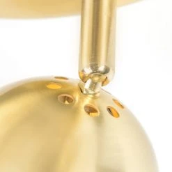 QAZQA Appliques Murales Et Spots Spot Plafond En Métal Doré/laiton -Luminaires Ventes spot plafond en metal dore laiton 2