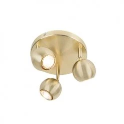 QAZQA Appliques Murales Et Spots Spot Plafond En Métal Doré/laiton -Luminaires Ventes spot plafond en metal dore laiton 4