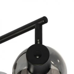 QAZQA Appliques Murales Et Spots Spot Plafond En Verre Noir -Luminaires Ventes spot plafond en verre noir 3