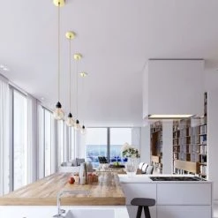 Hoopzi Suspensions Suspension 1 Fil électrique En Tissu Doré 2,5m Douille Noire -Luminaires Ventes suspension 1 fil electrique en tissu dore 2 5m douille noire 3