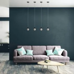 Hoopzi Suspensions Suspension 1 Fil électrique En Tissu Gris 2,5m Douille Noire -Luminaires Ventes suspension 1 fil electrique en tissu gris 2 5m douille noire 2