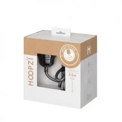 Hoopzi Suspensions Suspension 1 Fil électrique En Tissu Métal 2,5m Douille Noire -Luminaires Ventes suspension 1 fil electrique en tissu metal 2 5m douille noire 3