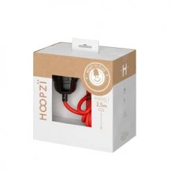 Hoopzi Suspensions Suspension 1 Fil électrique En Tissu Rouge 2,5m Douille Noire -Luminaires Ventes suspension 1 fil electrique en tissu rouge 2 5m douille noire 3
