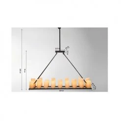 Kare Design Suspensions Suspension 20 Bougies En Polyrésine Et Acier -Luminaires Ventes suspension 20 bougies en polyresine et acier 2