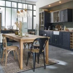 Maisons Du Monde Suspensions Suspension 3 Globes En Verre Et Manguier -Luminaires Ventes suspension 3 globes en verre et manguier 1000 7 38 210450 4