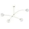 Maisons Du Monde Suspensions Suspension 4 Globes En Verre Et Métal Doré -Luminaires Ventes suspension 4 globes en verre et metal dore 1000 4 3 200944 1