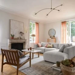 Maisons Du Monde Suspensions Suspension 4 Globes En Verre Et Métal Doré -Luminaires Ventes suspension 4 globes en verre et metal dore 1000 4 3 200944 4