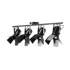 Maisons Du Monde Suspensions Suspension 4 Spots Orientables En Métal Noir