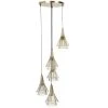 Maisons Du Monde Suspensions Suspension 5 Abat-jours Filaires Dorés -Luminaires Ventes suspension 5 abat jours filaires dores 1000 12 37 202618 1