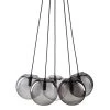 Maisons Du Monde Suspensions Suspension 5 Boules En Verre Et Verre Fumé -Luminaires Ventes suspension 5 boules en verre et verre fume 1000 16 16 165205 1