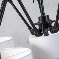 It's About Romi Lustres Suspension 5 Bras Abats-jour Blancs -Luminaires Ventes suspension 5 bras abats jour blancs 4