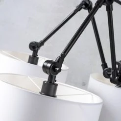 It's About Romi Lustres Suspension 5 Bras Abats-jour Blancs -Luminaires Ventes suspension 5 bras abats jour blancs 5