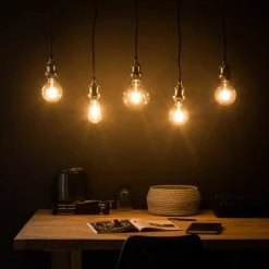 Maisons Du Monde Suspensions Suspension 5 Douilles En Métal Coloris Noir Et Laiton 12 Maisons Du Monde Suspensions Suspension 5 Douilles En Métal Coloris Noir Et Laiton -Luminaires Ventes suspension 5 douilles en metal coloris noir et laiton 1000 9 38 165555 8