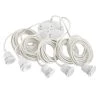 Hoopzi Suspensions Suspension 5 Fils électriques En Tissu Blanc 3,5m Douille Blanche -Luminaires Ventes suspension 5 fils electriques en tissu blanc 3 5m douille blanche