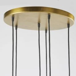 Maisons Du Monde Suspensions Suspension 6 Globes En Verre Et Métal Doré -Luminaires Ventes suspension 6 globes en verre et metal dore 1000 14 24 202892 2
