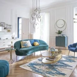 Maisons Du Monde Suspensions Suspension 6 Globes En Verre Et Métal Doré -Luminaires Ventes suspension 6 globes en verre et metal dore 1000 14 24 202892 4