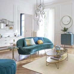 Maisons Du Monde Suspensions Suspension 6 Globes En Verre Et Métal Doré -Luminaires Ventes suspension 6 globes en verre et metal dore 1000 14 24 202892 5