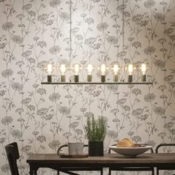 It's About Romi Suspensions Suspension 8 Lumières Métal Vert L105cm -Luminaires Ventes suspension 8 lumieres metal vert l105cm 2