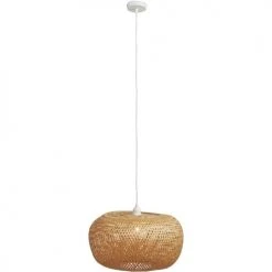 ATHM DESIGN Suspensions Suspension Abat Jour Bambou Beige