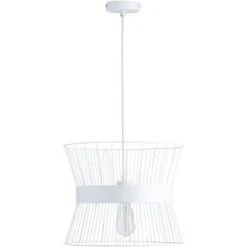 ATHM DESIGN Suspensions Suspension Abat Jour Métal Gris -Luminaires Ventes suspension abat jour metal blanc 31