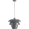 ATHM DESIGN Suspensions Suspension Abat Jour Métal Gris -Luminaires Ventes suspension abat jour metal gris 2