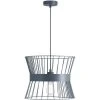 ATHM DESIGN Suspensions Suspension Abat Jour Métal Gris
