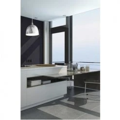 ATHM DESIGN Suspensions Suspension Abat Jour Métal Gris Effet Marbre -Luminaires Ventes suspension abat jour metal gris effet marbre 1