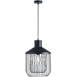 ATHM DESIGN Suspensions Suspension Abat Jour Métal Noir -Luminaires Ventes suspension abat jour metal noir 13