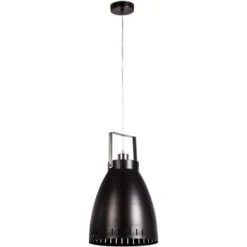 ATHM DESIGN Suspensions Suspension Abat Jour Métal Blanc -Luminaires Ventes suspension abat jour metal noir 15