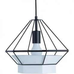 ATHM DESIGN Suspensions Suspension Abat Jour Métal Noir -Luminaires Ventes suspension abat jour metal noir 19