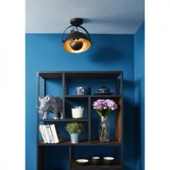 ATHM DESIGN Suspensions Suspension Abat Jour Métal Noir -Luminaires Ventes suspension abat jour metal noir 35