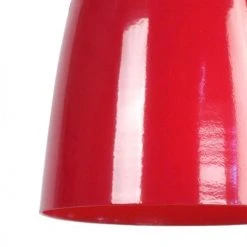 Tosel Suspensions Suspension Acier Rouge -Luminaires Ventes suspension acier rouge 2