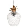Maisons Du Monde Suspensions Suspension Ananas En Verre Transparent Et Métal Doré -Luminaires Ventes suspension ananas en verre transparent et metal dore 1000 7 31 227212 1