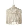 Maisons Du Monde Suspensions Suspension Avec Abat-jour Tressé En Macramé Coloris Blanc -Luminaires Ventes suspension avec abat jour tresse en macrame coloris blanc 1000 16 8 212142 1