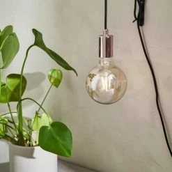 Markslöjd Suspensions Suspension Avec Prise Métal Ø4.5cm -Luminaires Ventes suspension avec prise metal oe4 5cm 2