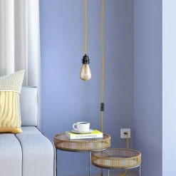 Hoopzi Suspensions Suspension Bala En Lin Français -Moutarde Cordon Tissé - 4,5m 5 Hoopzi Suspensions Suspension Bala En Lin Français -Moutarde Cordon Tissé - 4,5m -Luminaires Ventes suspension bala en lin francais moutarde cordon tissac 4 5m 1