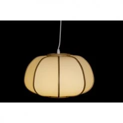Wadiga Suspensions Suspension Bambou Et Polyester 34x34x21cm -Luminaires Ventes suspension bambou et polyester 34x34x21cm 5