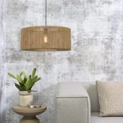 Good & Mojo Suspensions Suspension Bambou Jute D60cm -Luminaires Ventes suspension bambou jute d60cm 2