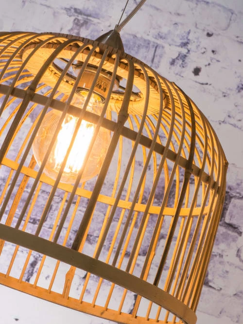 Good & Mojo Suspensions Suspension Bambou Naturel D40cm 6 Good & Mojo Suspensions Suspension Bambou Naturel D40cm – Image 4