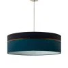 Abat-jours Suspensions Suspension Bicolore Bleu T 65 X H 25 -Luminaires Ventes suspension bicolore bleu t 65 x h 25