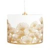 Maisons Du Monde Suspensions Suspension Blanche Feuilles De Ginkgo En Métal Doré -Luminaires Ventes suspension blanche feuilles de ginkgo en metal dore 1000 7 18 204772 1