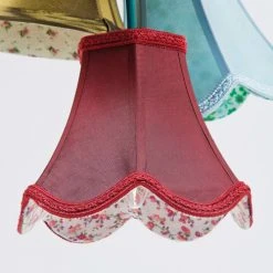 Kare Design Suspensions Suspension Bohème 5 Abat-jours En Tissu -Luminaires Ventes suspension boheme 5 abat jours en tissu 2