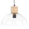 Maisons Du Monde Suspensions Suspension Bois De Manguier Beige Et Verre D30 -Luminaires Ventes suspension bois de manguier beige et verre d30 1000 13 39 227507 1